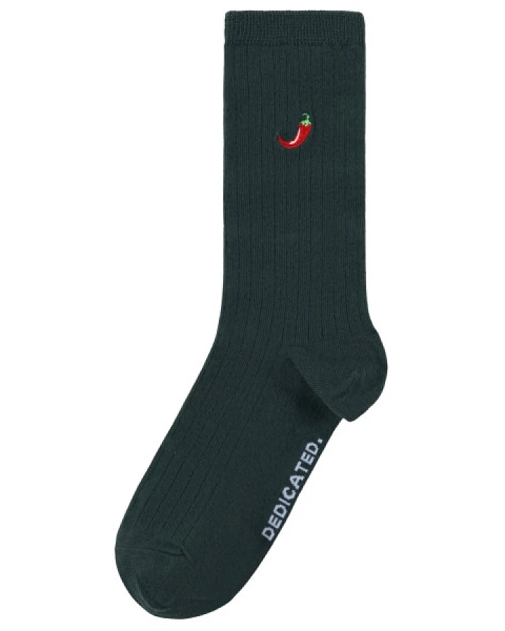DEDICATED - Rib Socks Knivsta Chili - Multifunktionssocken Gr 36-40 blau