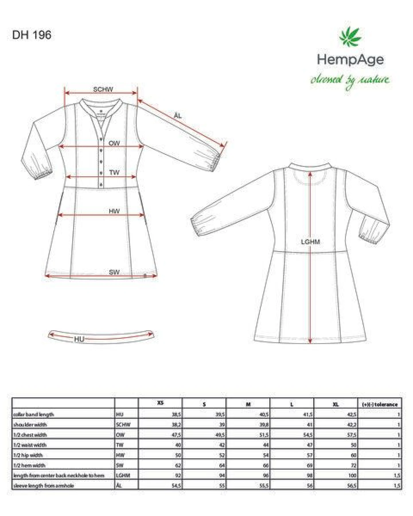 HempAge Jeanskleid Hanf/Biobaumwolle – Ansicht 3