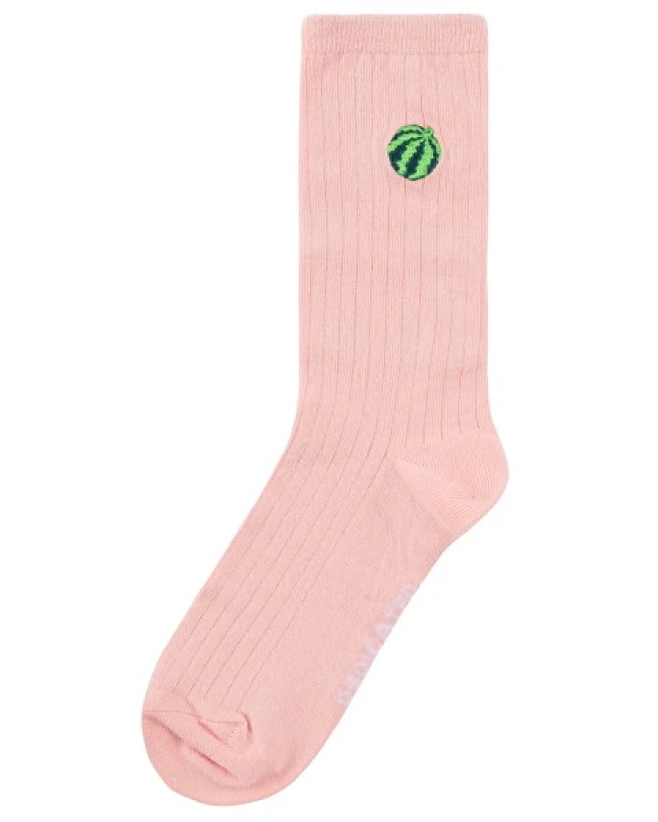 DEDICATED - Rib Socks Knivsta Water Melon - Multifunktionssocken Gr 41-45 rosa