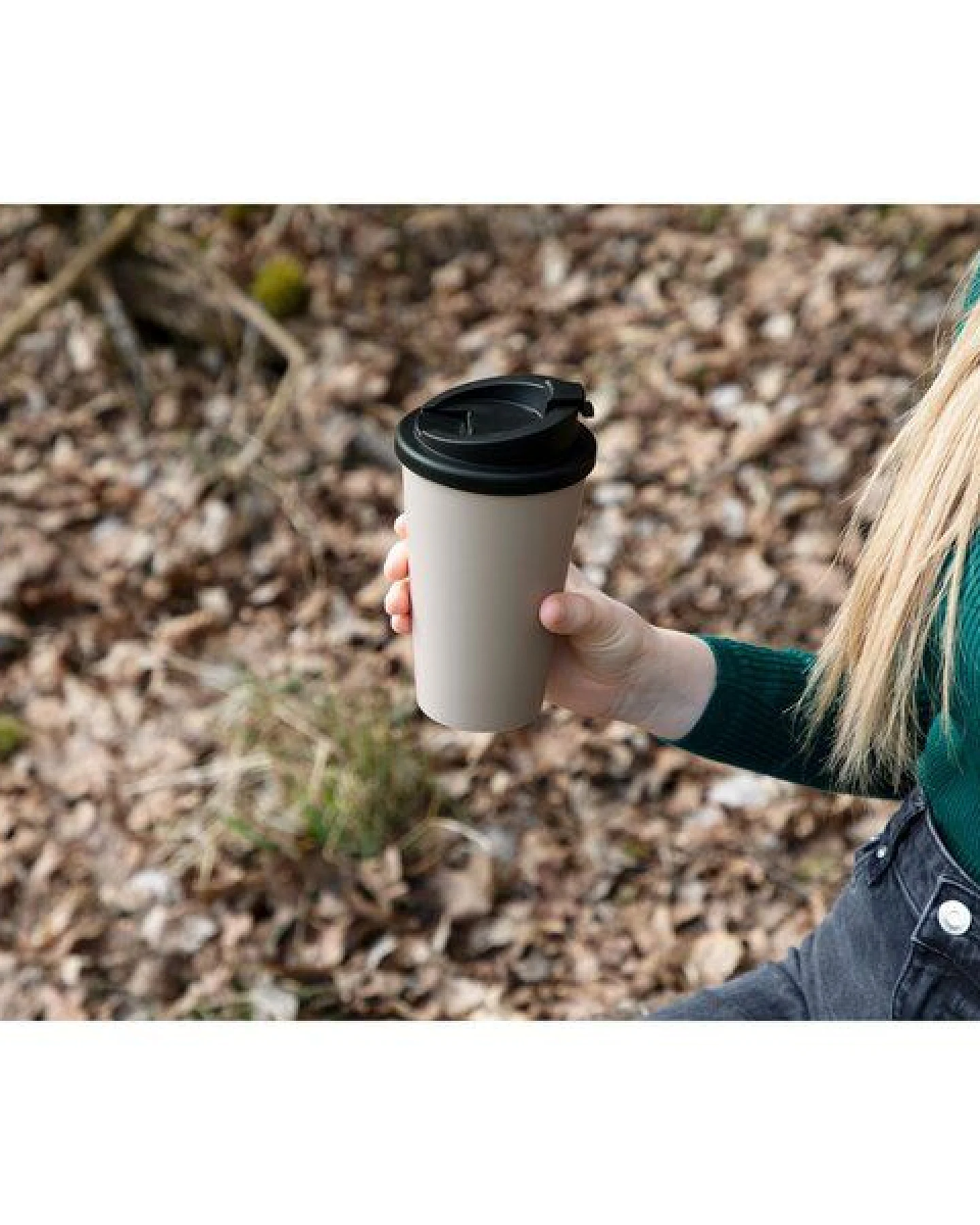elasto Kaffeebecher Kunststoff – Thermobecher mit innovativem 2K-Verschluss – Ansicht 2