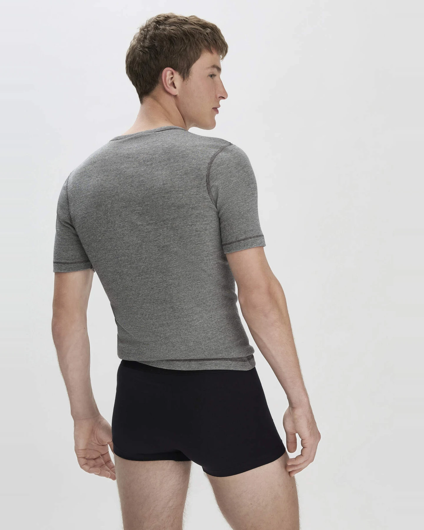 hessnatur Herren Pants Regular Cut im 3er-Pack COTTON MIX aus Bio-Baumwolle - schwarz - Größe 7 = XL – Ansicht 2