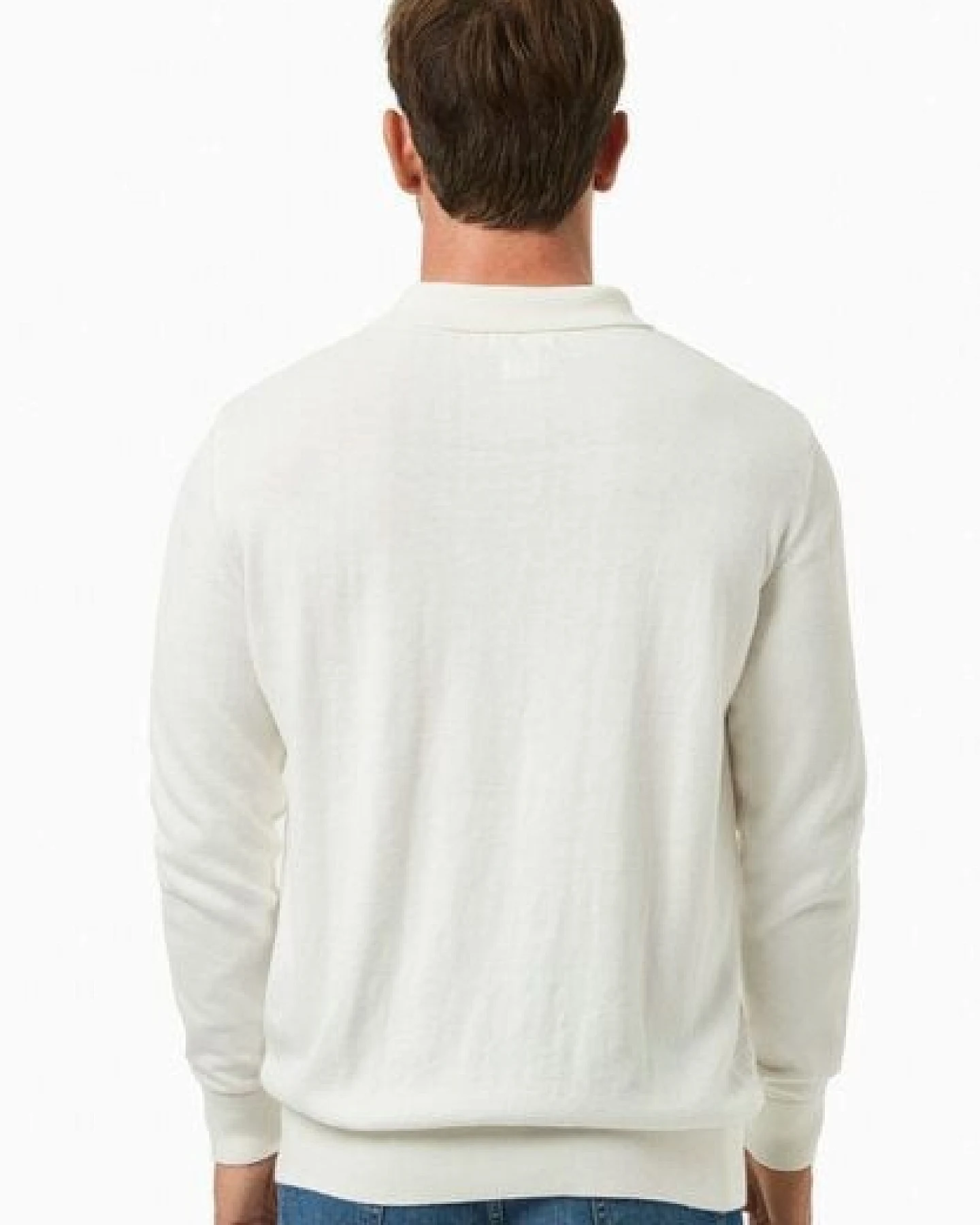 ORGANICATION Polokragenpullover aus Bio-Baumwolle – Ansicht 4