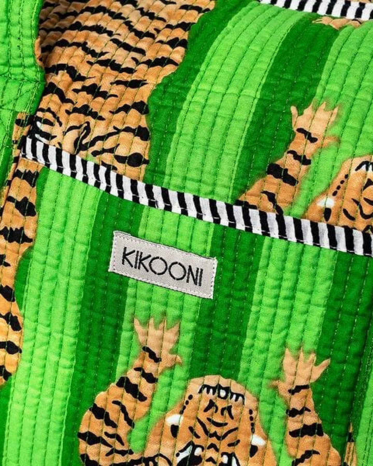 KIKOONI handgefertigte große Baumwolltasche "K. Shopper" – Ansicht 4
