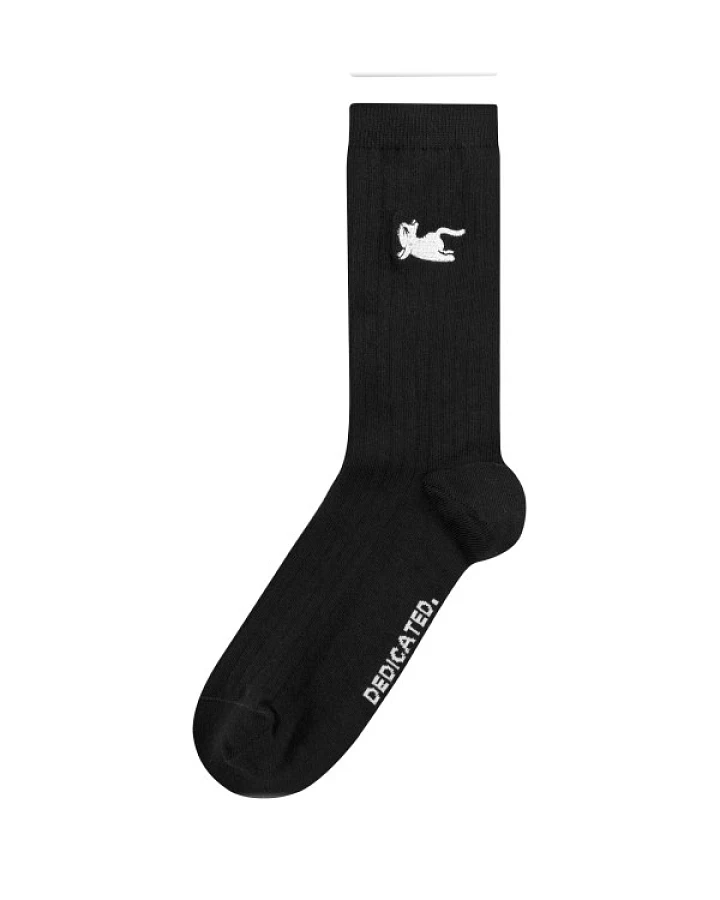 DEDICATED - Rib Socks Knivsta Cobra Pose - Multifunktionssocken Gr 36-40 schwarz