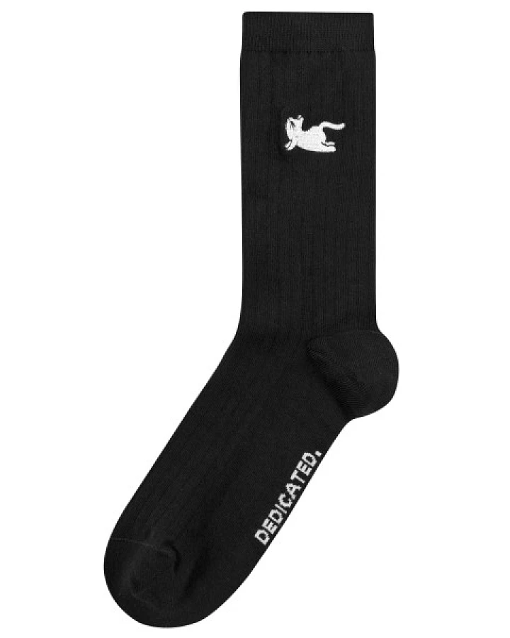 DEDICATED - Rib Socks Knivsta Cobra Pose - Multifunktionssocken Gr 36-40 schwarz