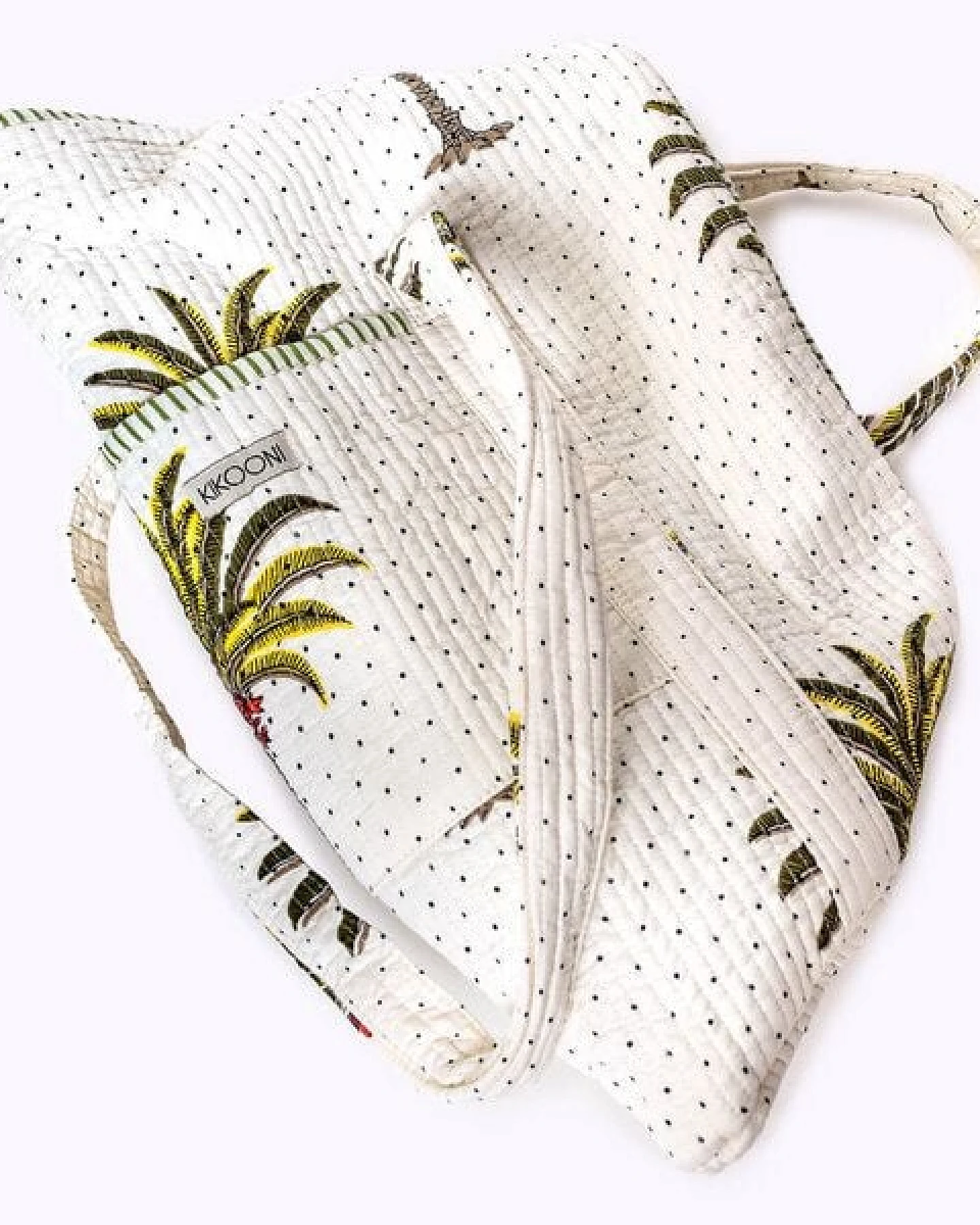 KIKOONI handgefertigte große Baumwolltasche "K. Shopper" – Ansicht 4