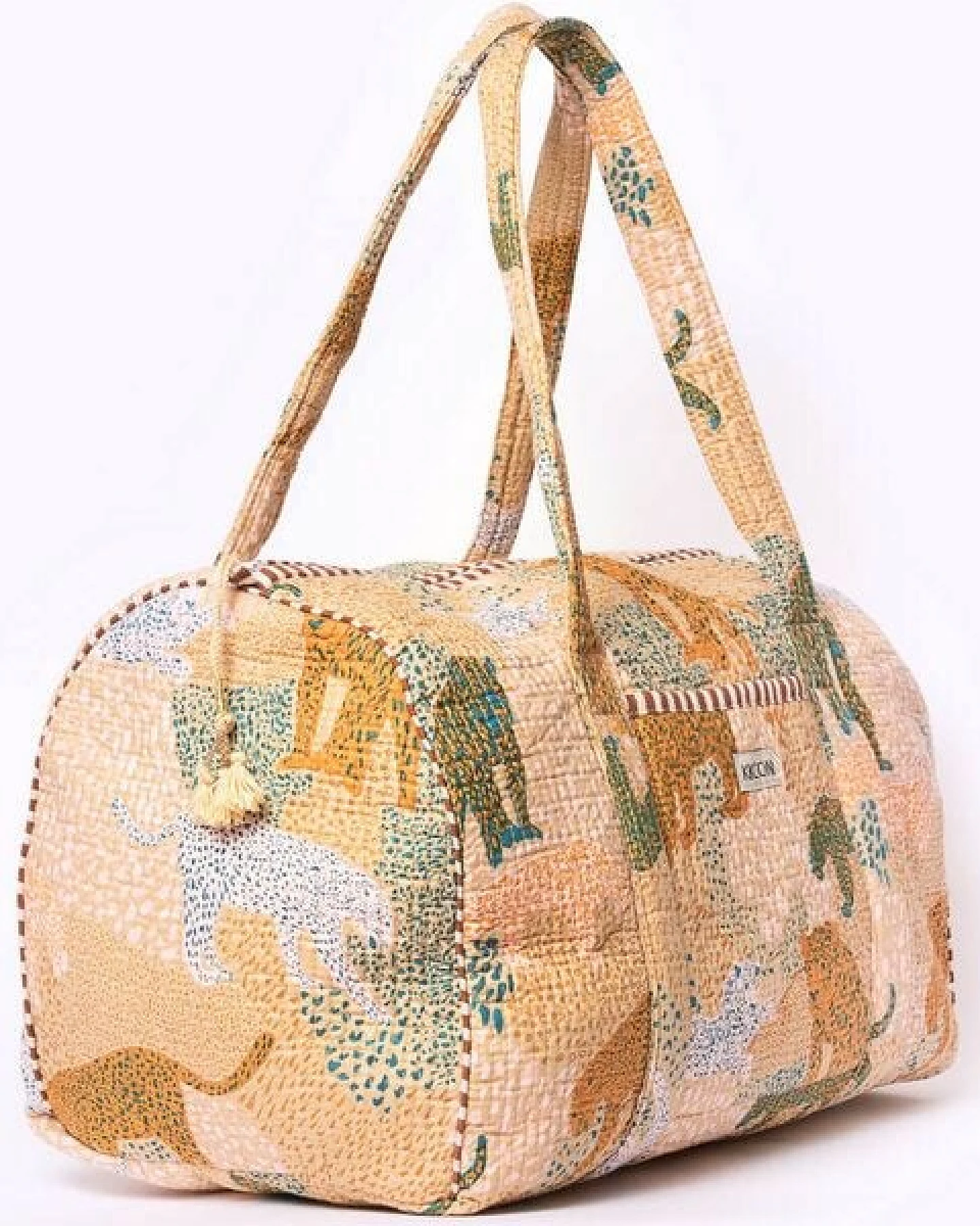 KIKOONI handgefertigte große Baumwolltasche "K. Shopper" – Ansicht 4
