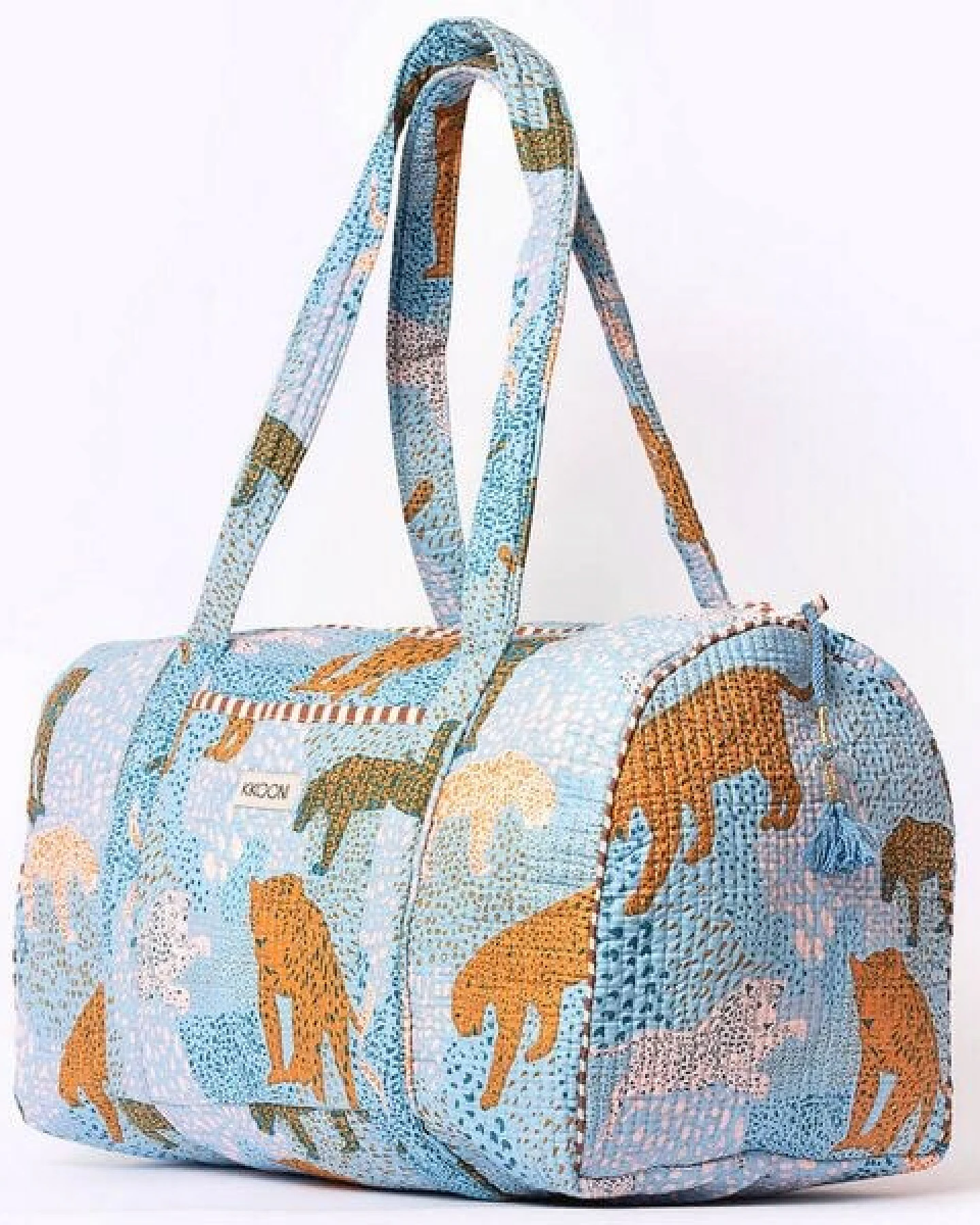 KIKOONI handgefertigte große Baumwolltasche "K. Shopper" – Ansicht 3
