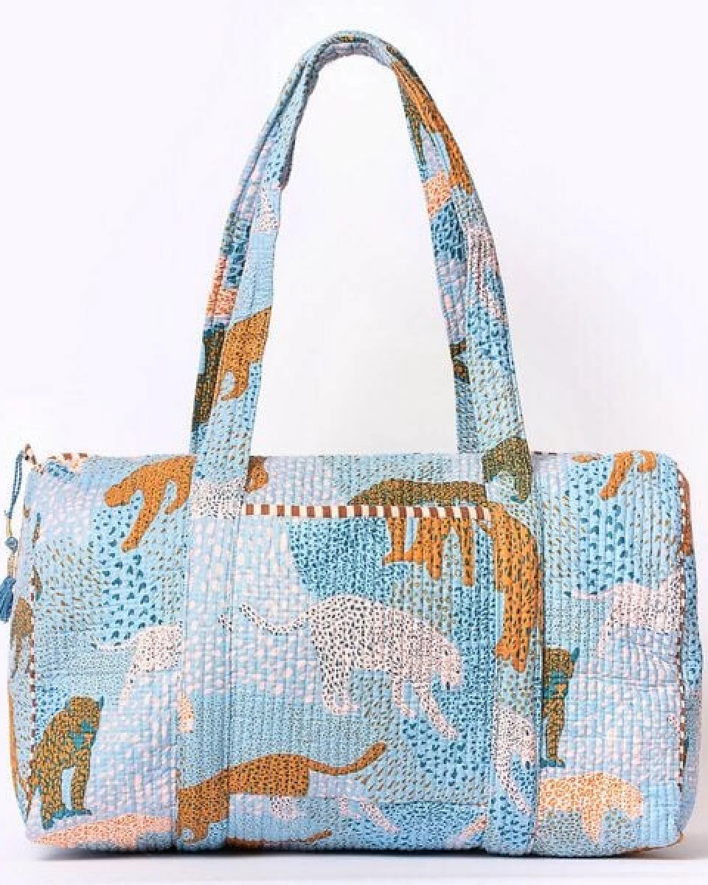 KIKOONI handgefertigte große Baumwolltasche "K. Shopper" – Ansicht 4
