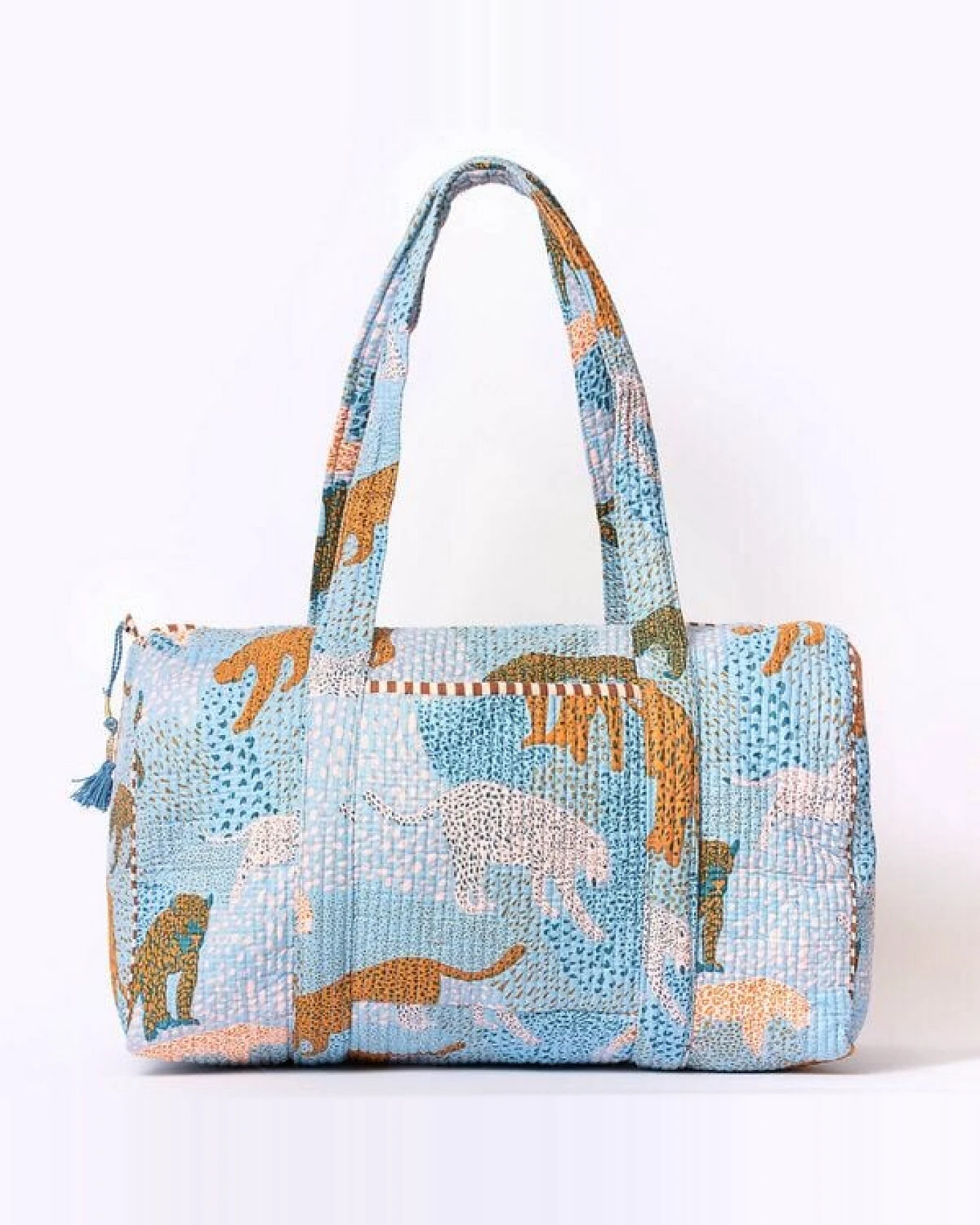 KIKOONI Handgefertigte große Baumwolltasche "K. Shopper" – Ansicht 4