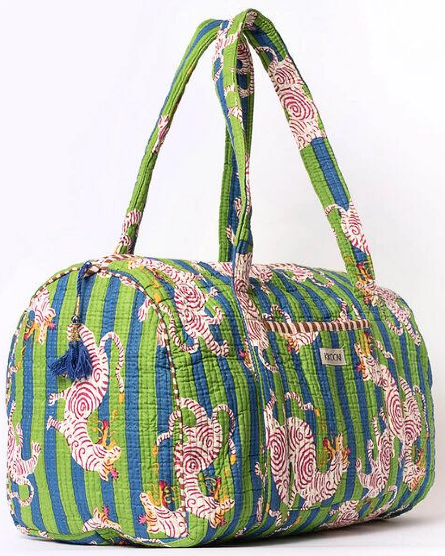 KIKOONI handgefertigte große Baumwolltasche "K. Shopper" – Ansicht 4