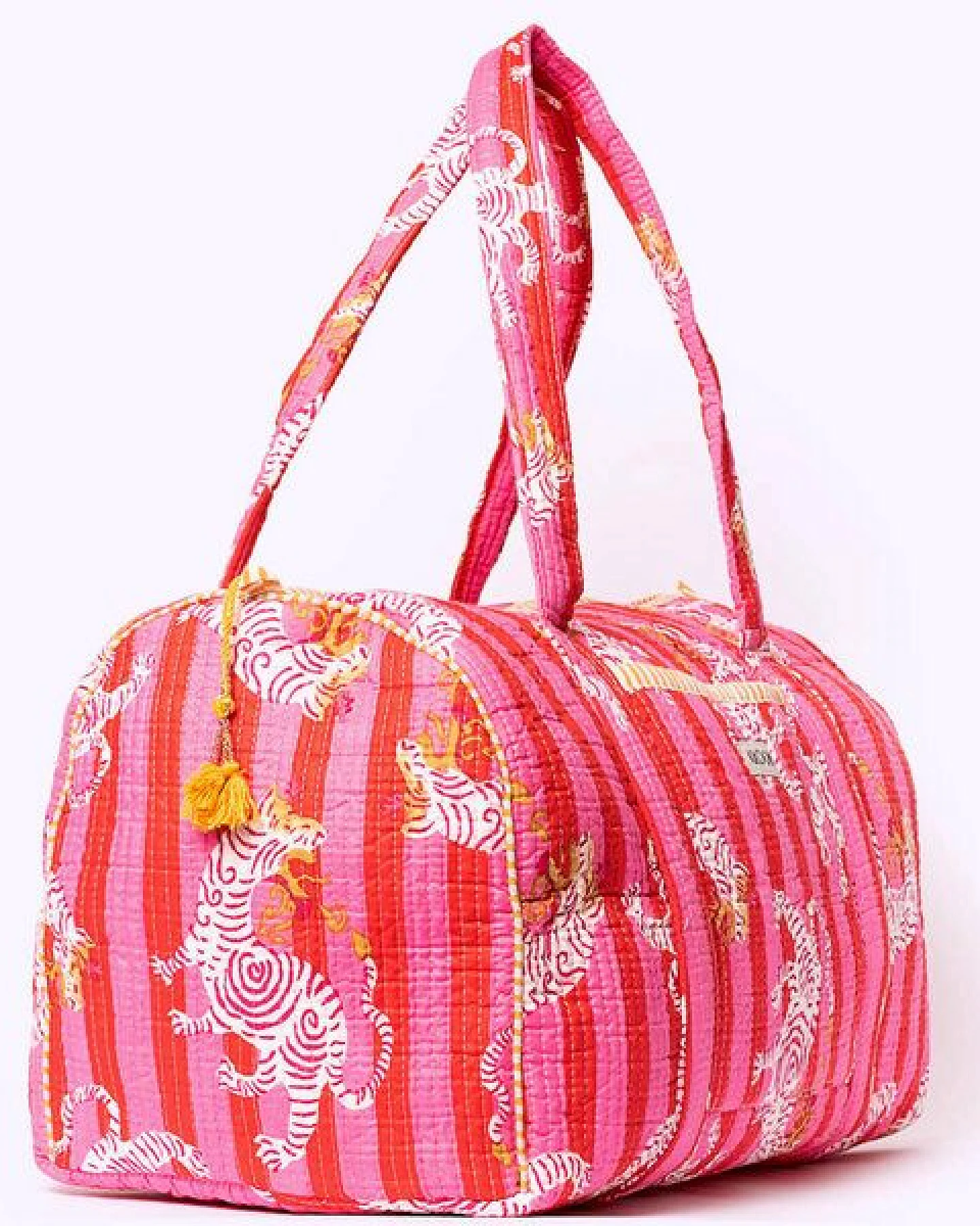 KIKOONI handgefertigte große Baumwolltasche "K. Shopper" – Ansicht 3