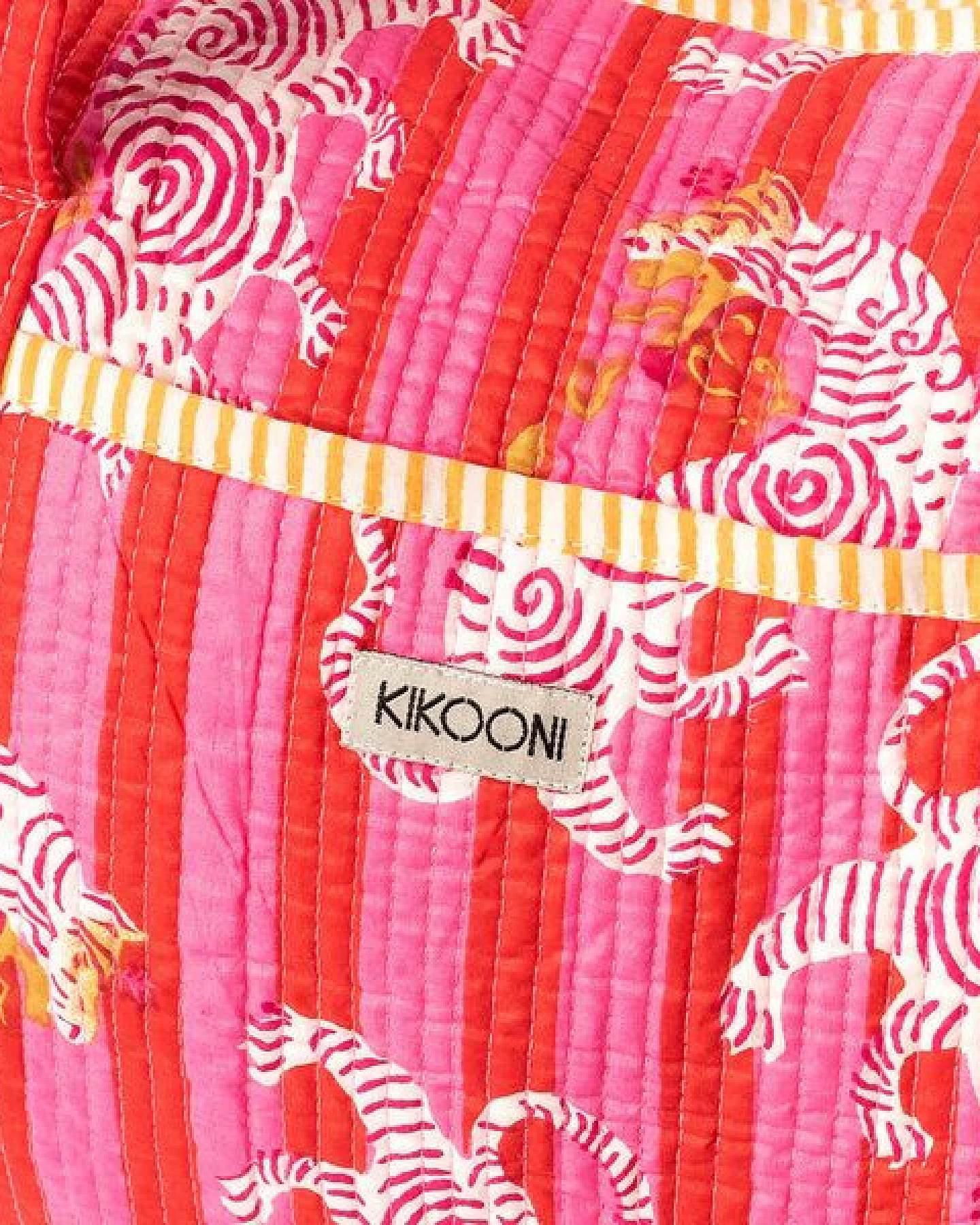 KIKOONI handgefertigte große Baumwolltasche "K. Shopper" – Ansicht 4