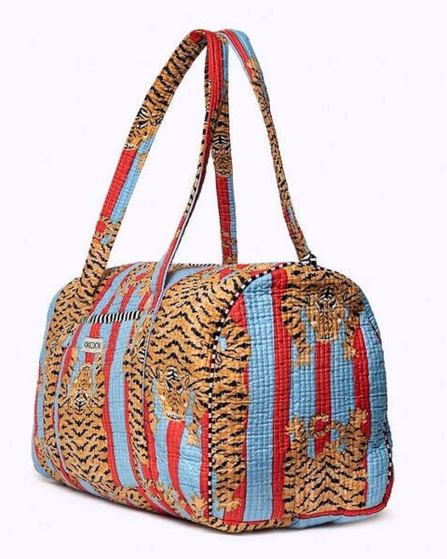 KIKOONI handgefertigte große Baumwolltasche "K. Shopper" – Ansicht 3