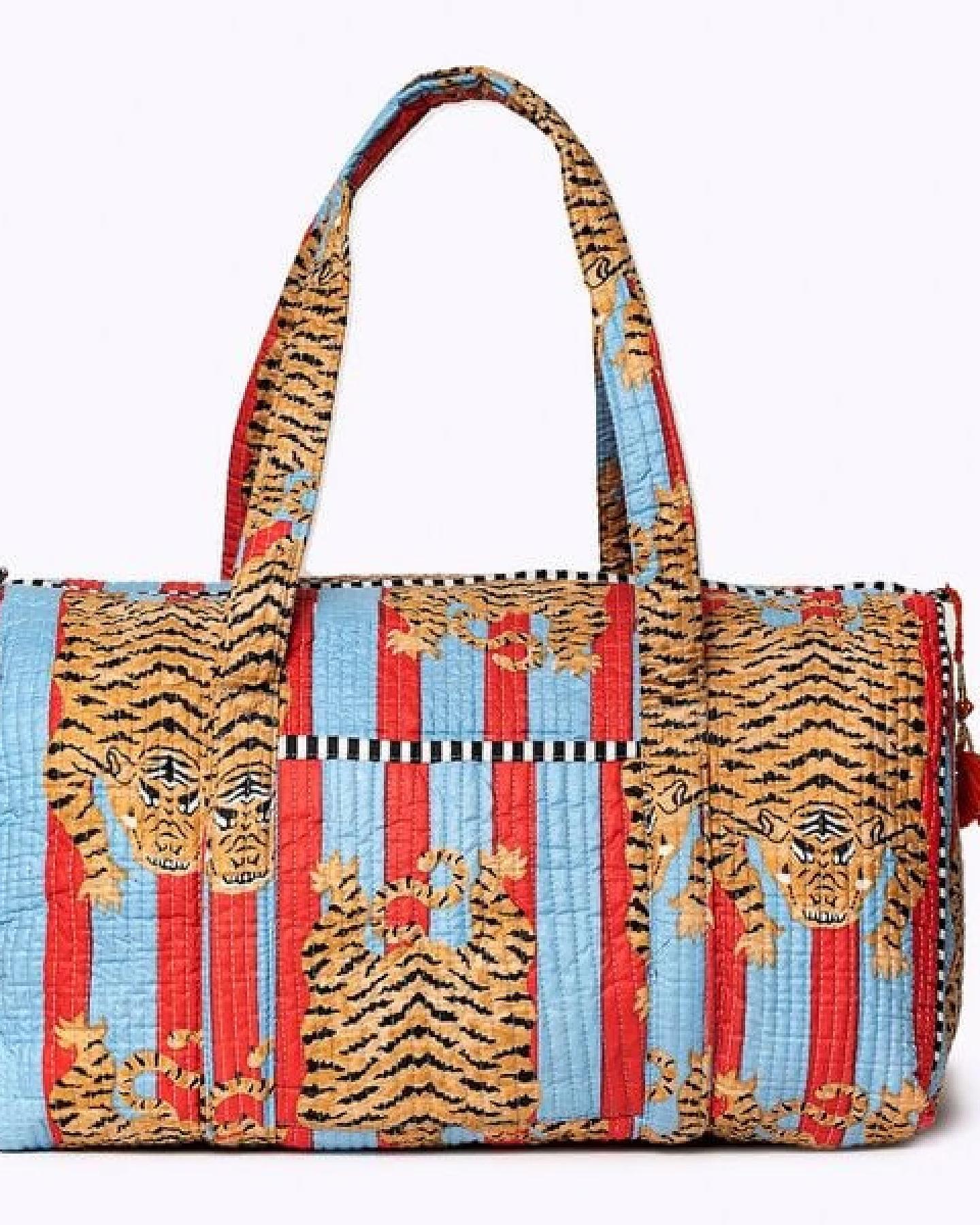 KIKOONI handgefertigte große Baumwolltasche "K. Shopper" – Ansicht 4