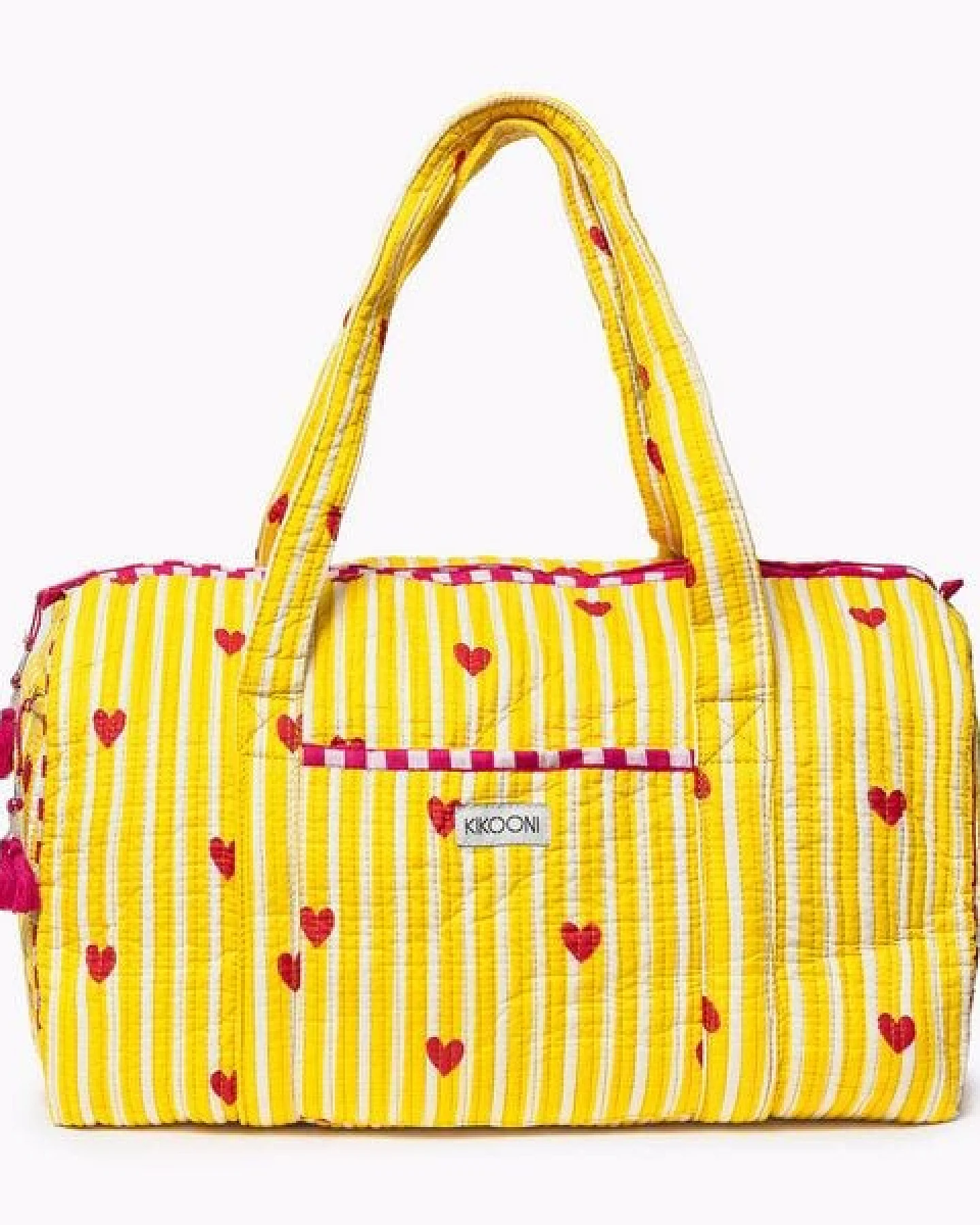 KIKOONI handgefertigte große Baumwolltasche "K. Shopper" – Ansicht 2