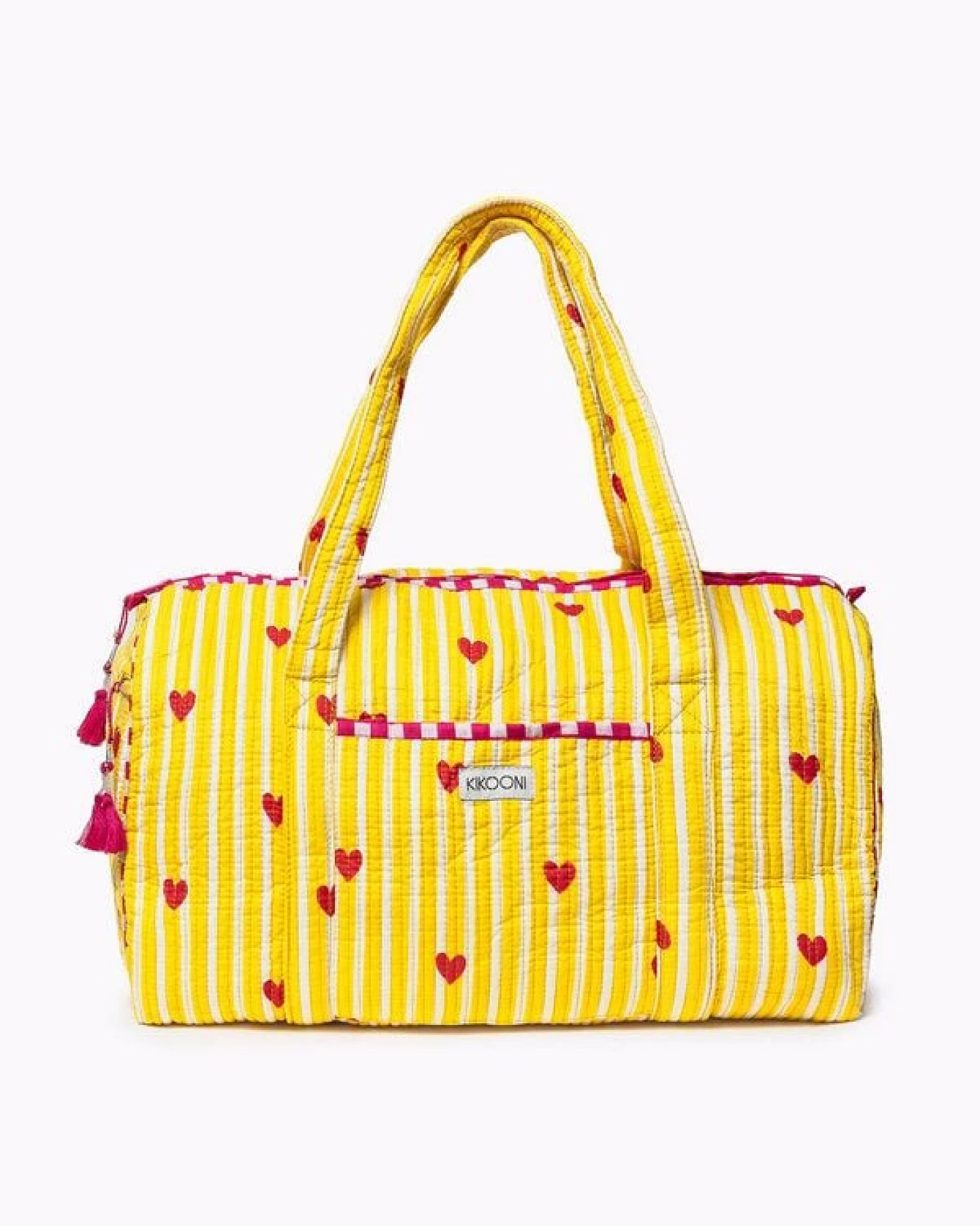 KIKOONI handgefertigte große Baumwolltasche "K. Shopper" – Ansicht 2