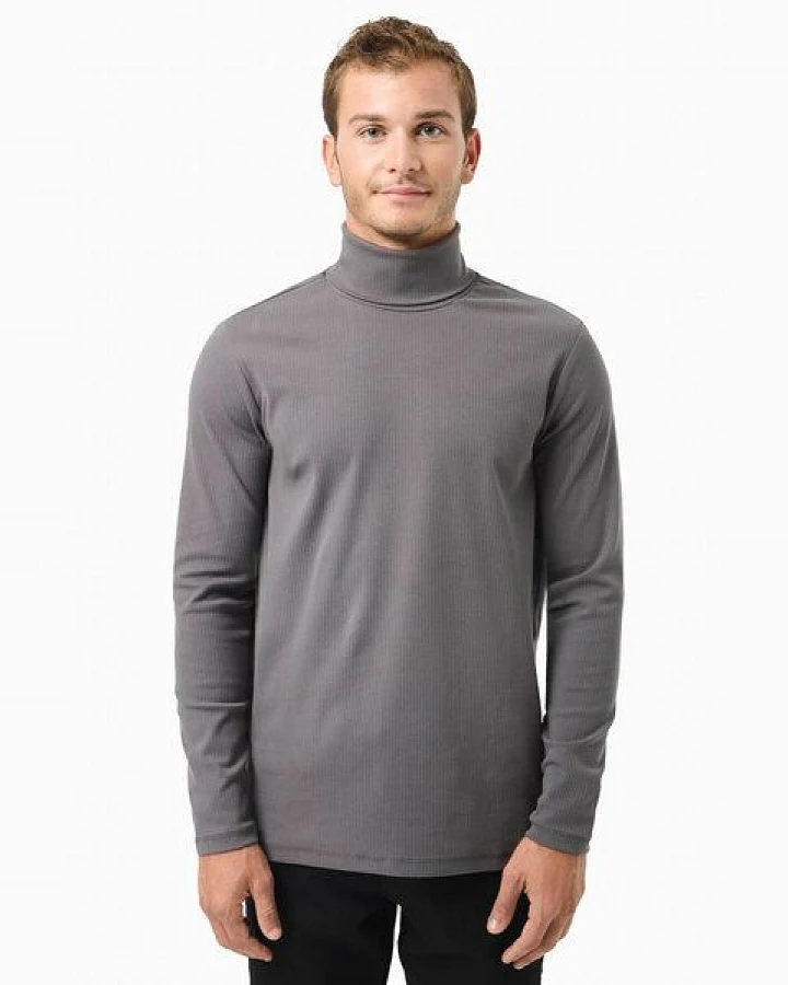 ORGANICATION Rollkragenpullover aus Bio-Baumwolle