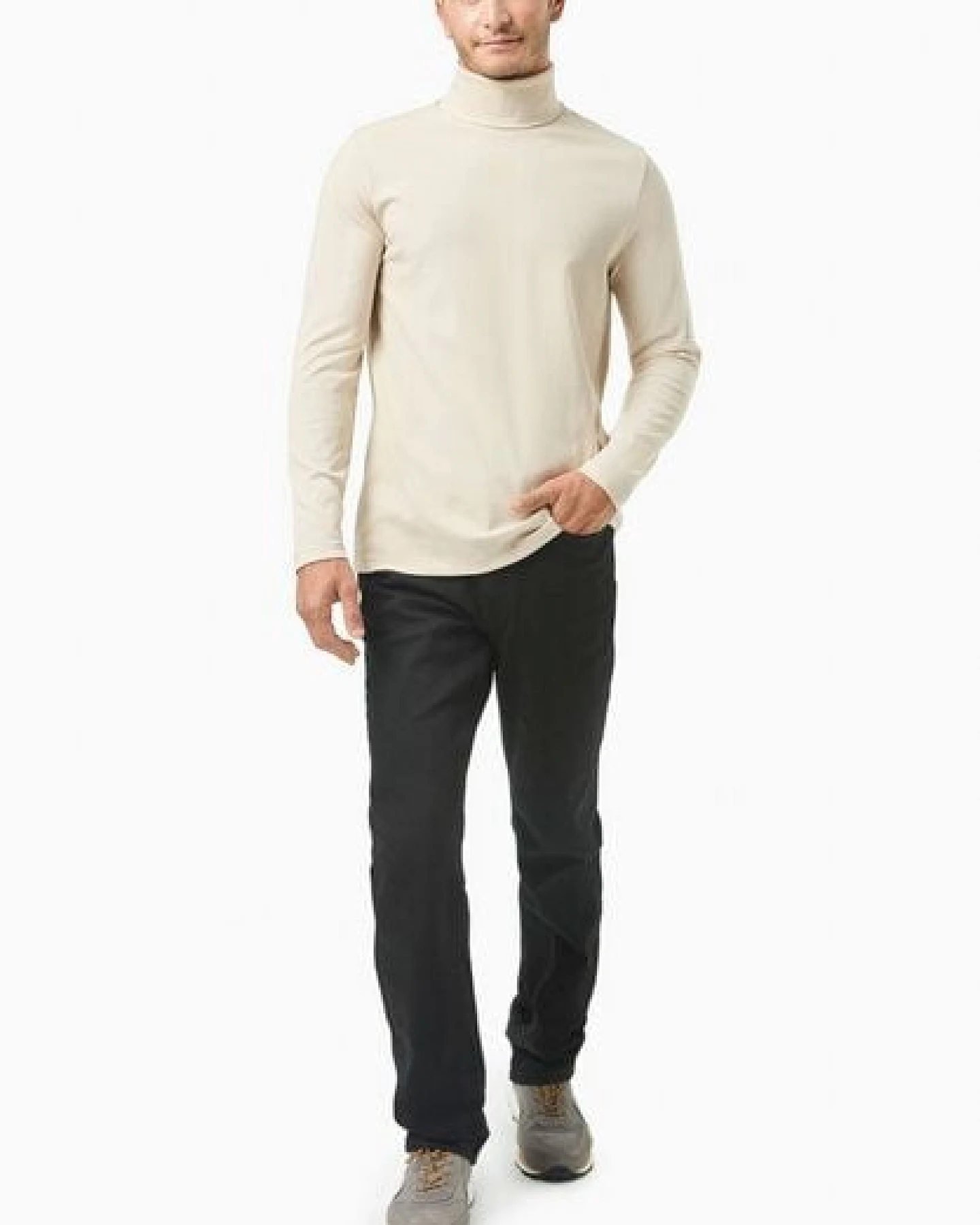 ORGANICATION Rollkragenpullover aus Bio-Baumwolle – Ansicht 2