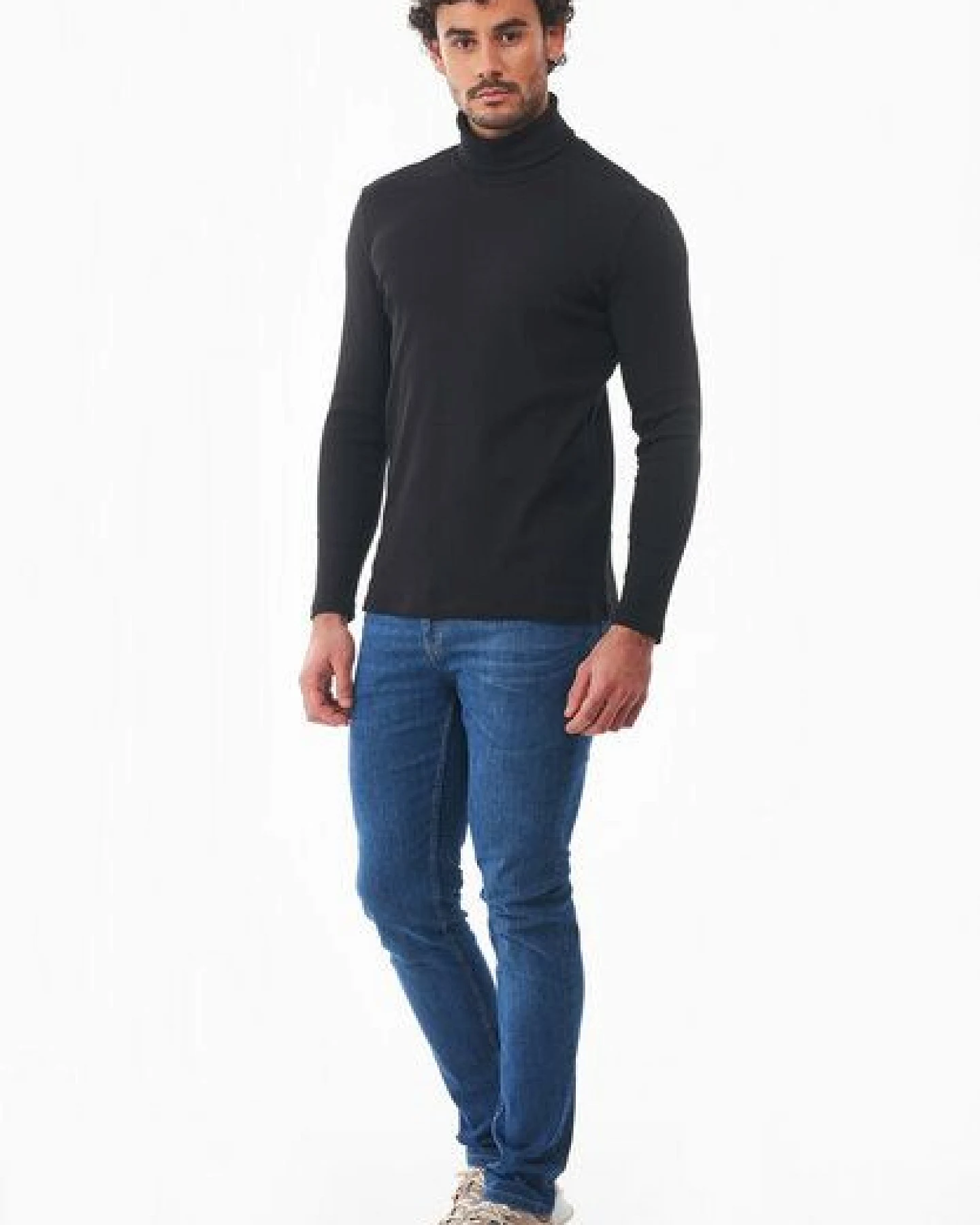 ORGANICATION Rollkragenpullover aus Bio-Baumwolle – Ansicht 2