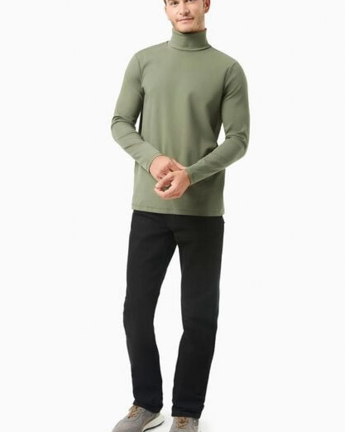 ORGANICATION Rollkragenpullover aus Bio-Baumwolle – Ansicht 2