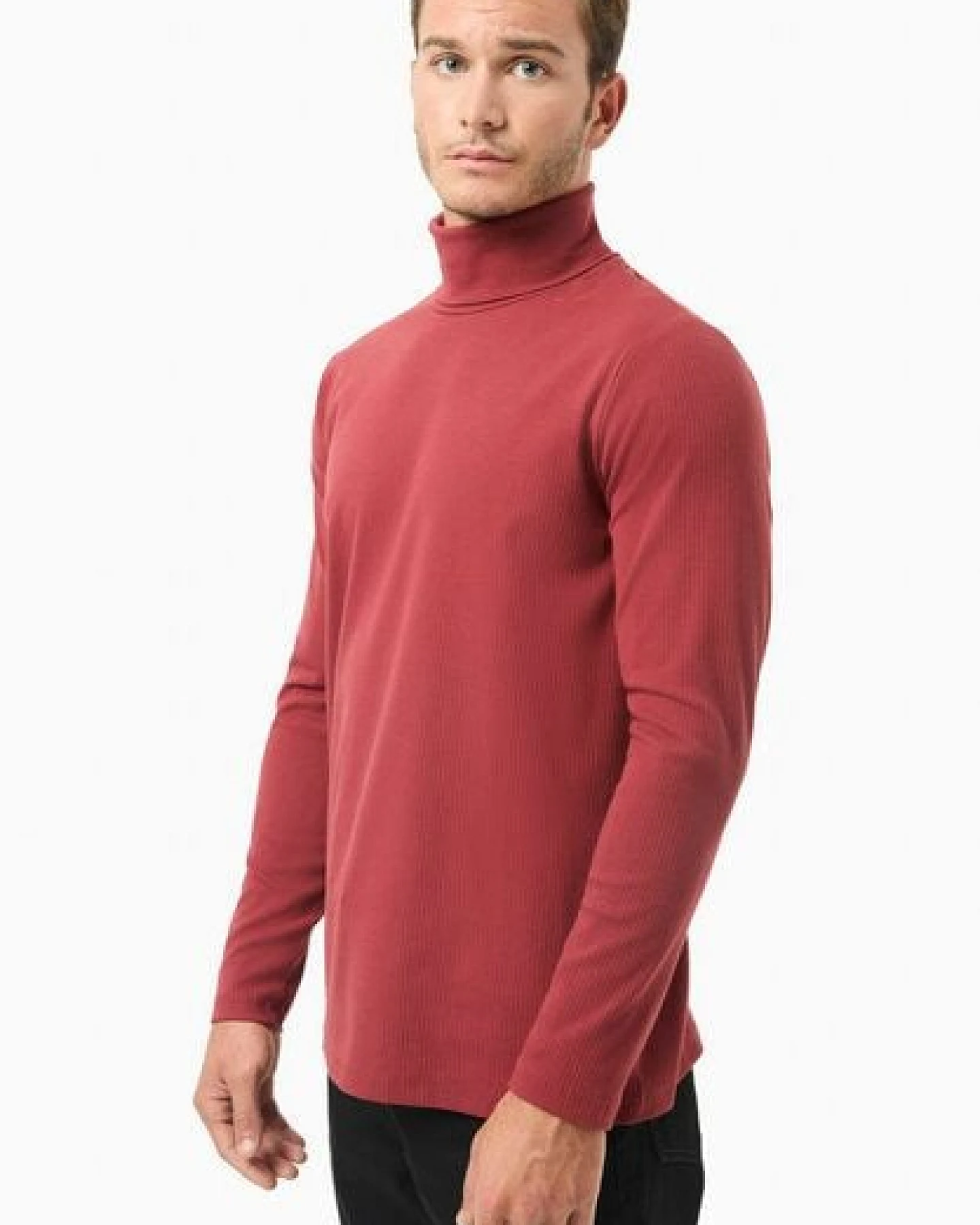 ORGANICATION Rollkragenpullover aus Bio-Baumwolle – Ansicht 3