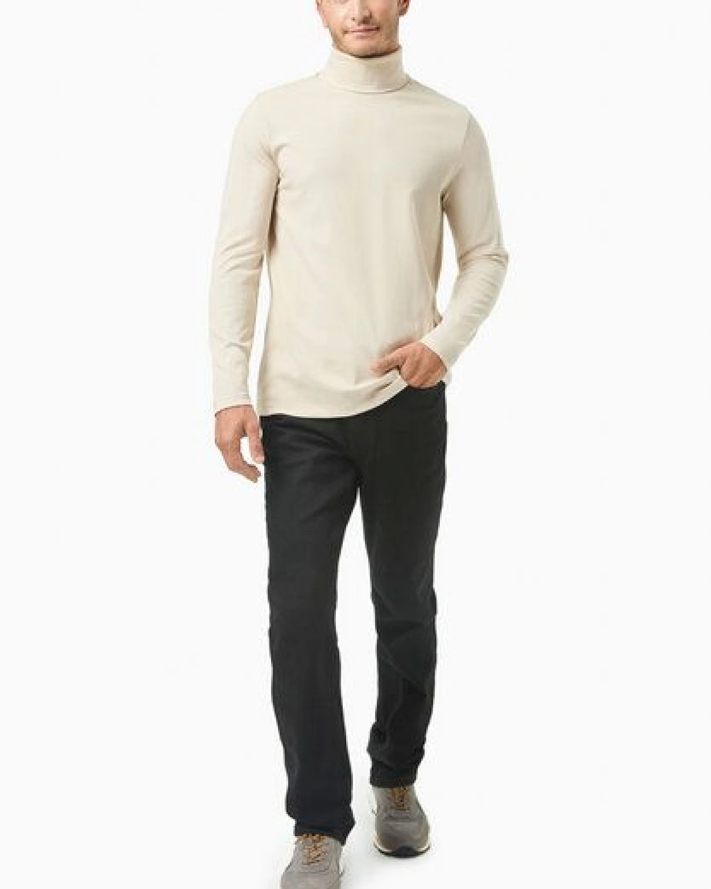 ORGANICATION Rollkragenpullover aus Bio-Baumwolle – Ansicht 2