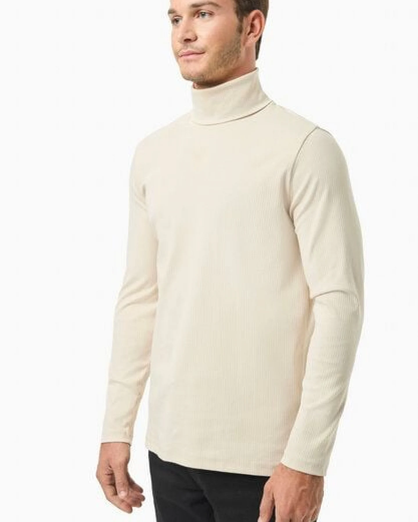 ORGANICATION Rollkragenpullover aus Bio-Baumwolle – Ansicht 3