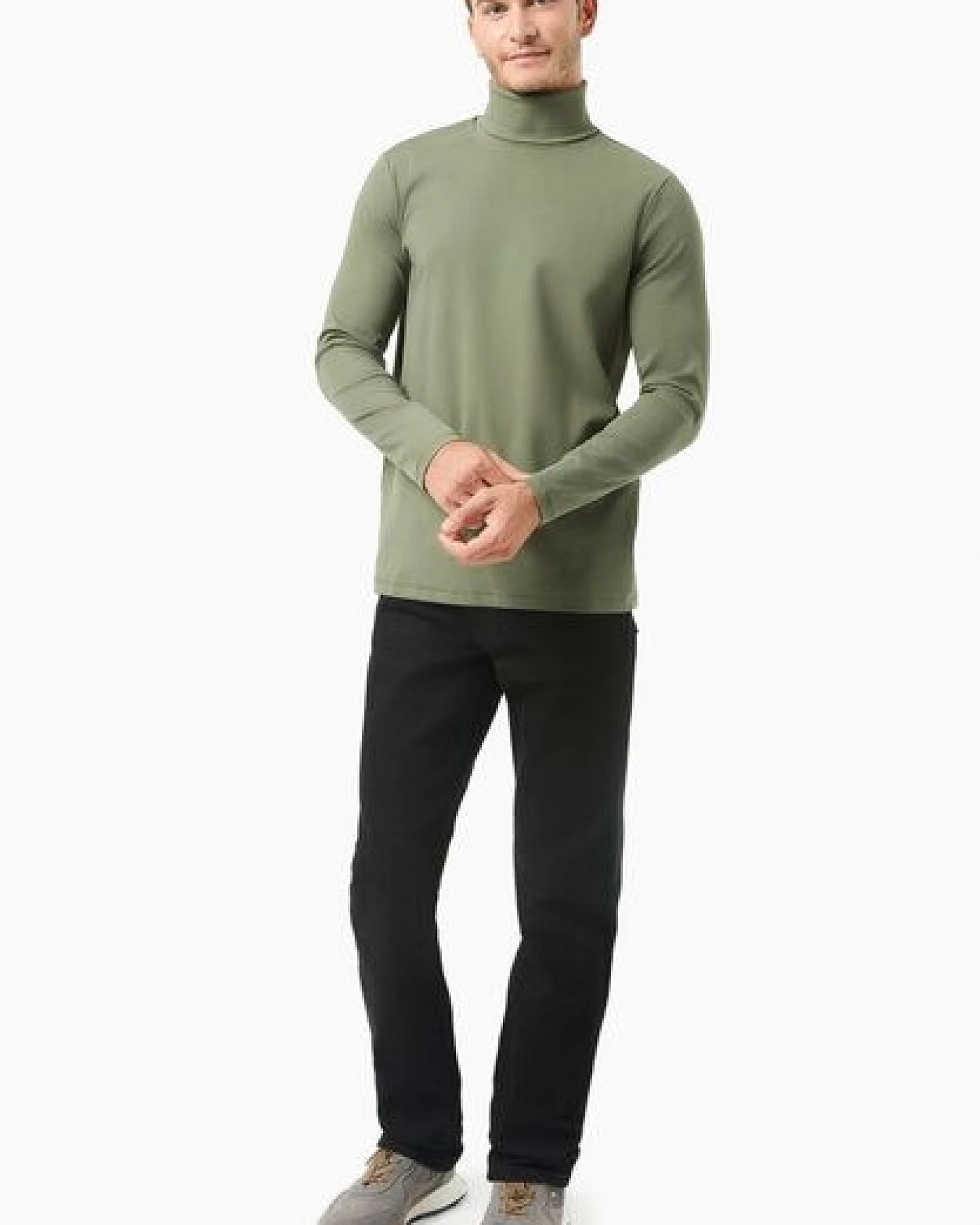 ORGANICATION Rollkragenpullover aus Bio-Baumwolle – Ansicht 2
