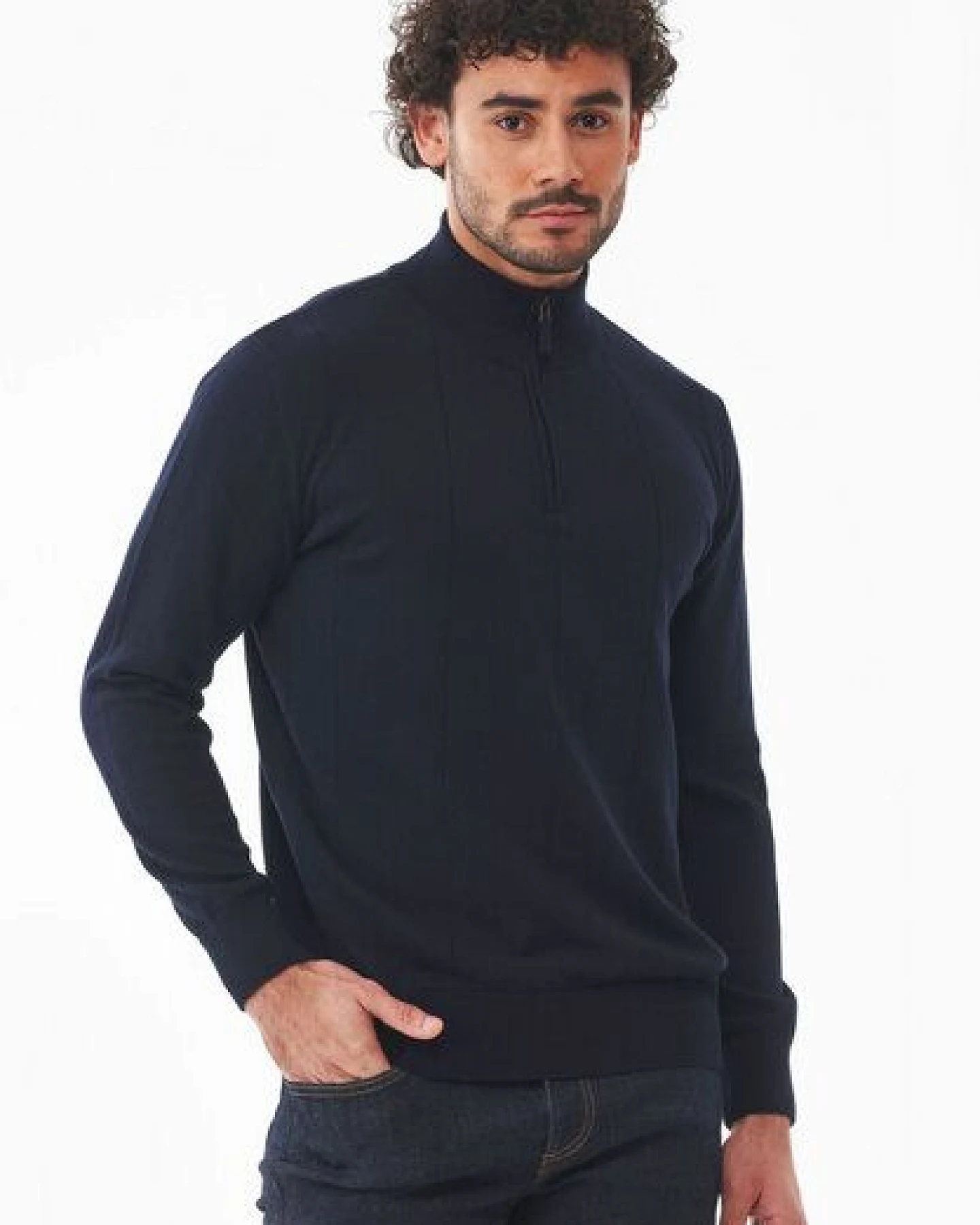 ORGANICATION Troyer-Pullover aus Bio-Baumwolle – Ansicht 3