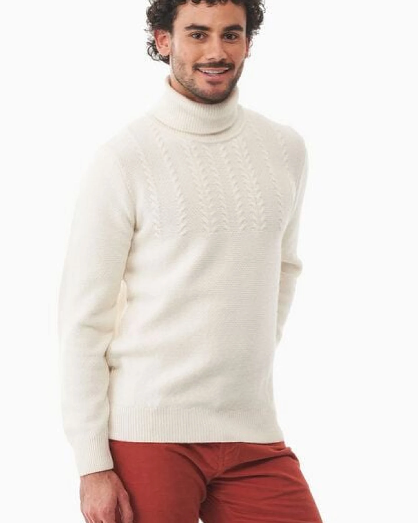 ORGANICATION Rollkragenpullover aus Bio-Baumwolle – Ansicht 3