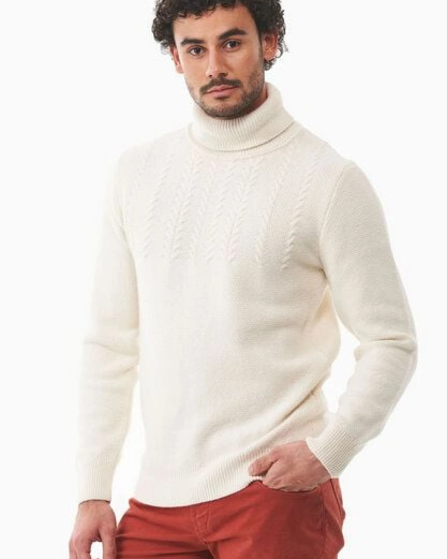 ORGANICATION Rollkragenpullover aus Bio-Baumwolle – Ansicht 4