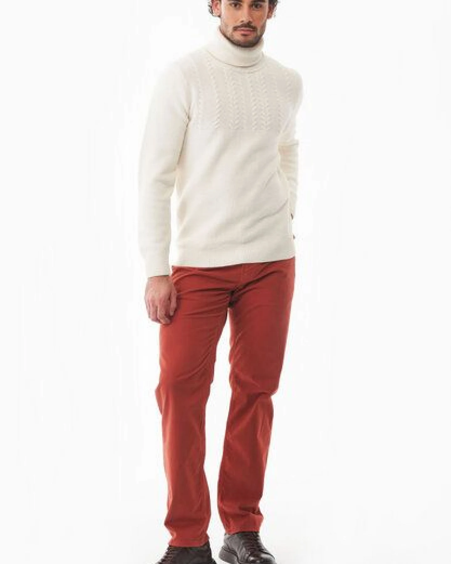 ORGANICATION Rollkragenpullover aus Bio-Baumwolle – Ansicht 2