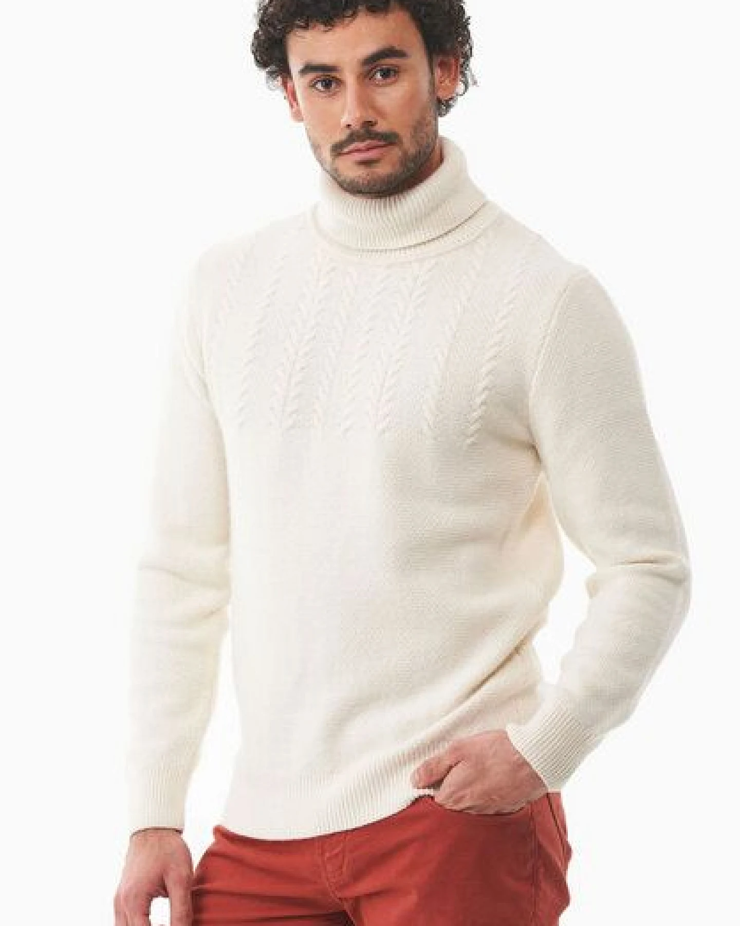 ORGANICATION Rollkragenpullover aus Bio-Baumwolle – Ansicht 4