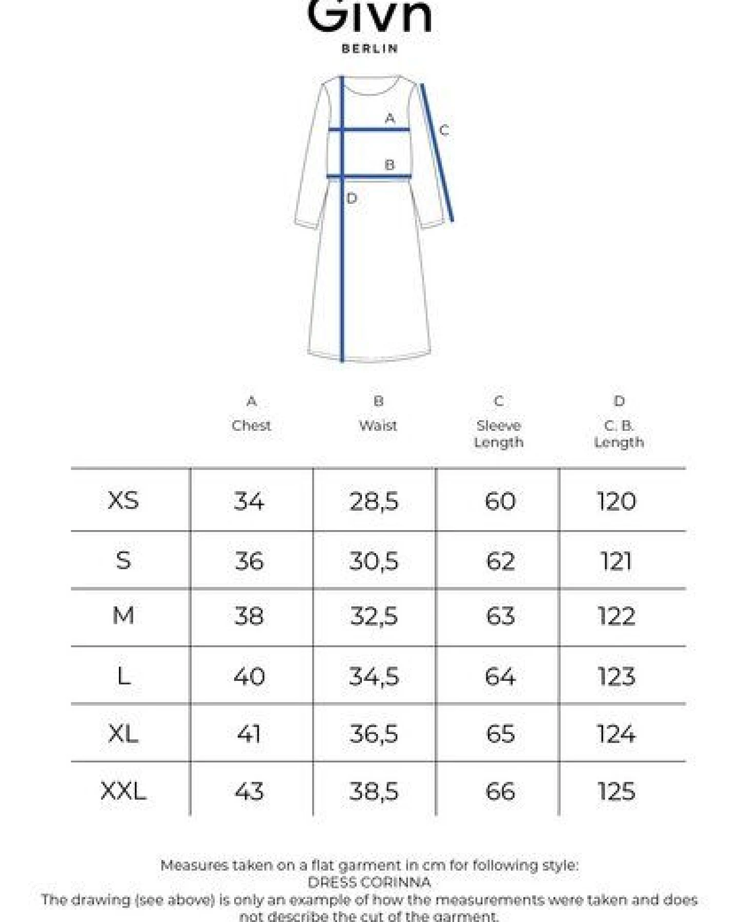 Givn Berlin Geripptes Kleid GBCORINNA slim Fit aus Bio-Baumwolle – Ansicht 4