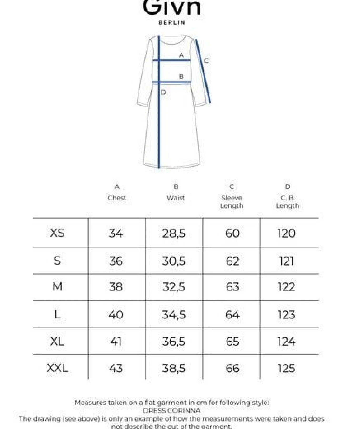 Givn Berlin Geripptes Kleid GBCORINNA slim Fit aus Bio-Baumwolle – Ansicht 4