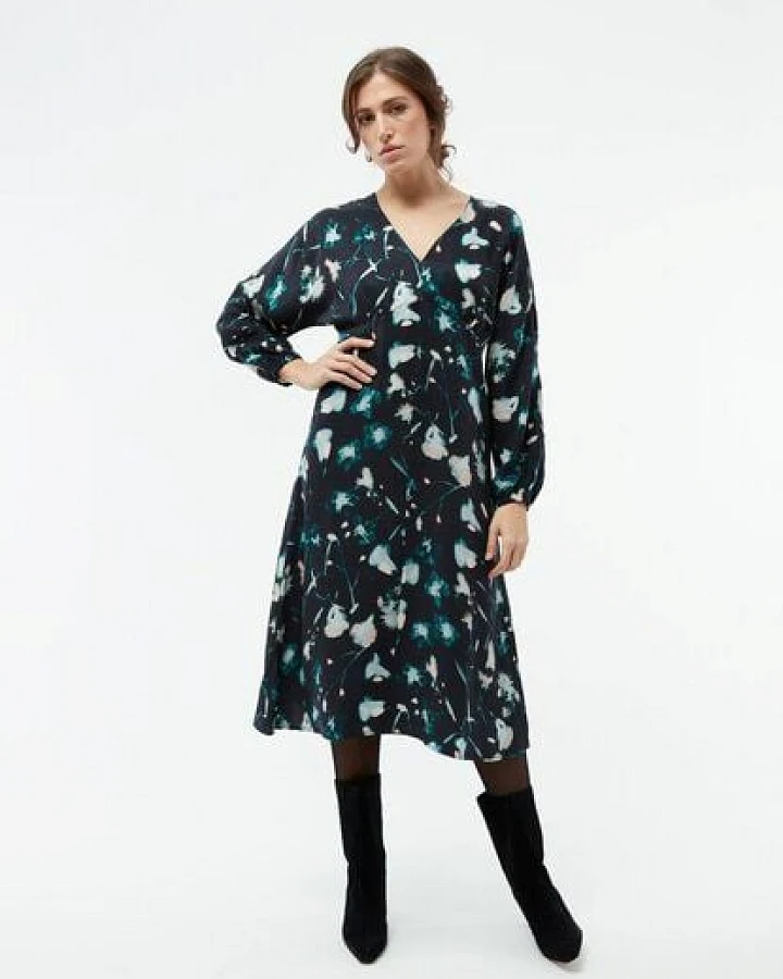 Givn Berlin Midi Kleid GBANISSA aus Cupro (Bemberg)