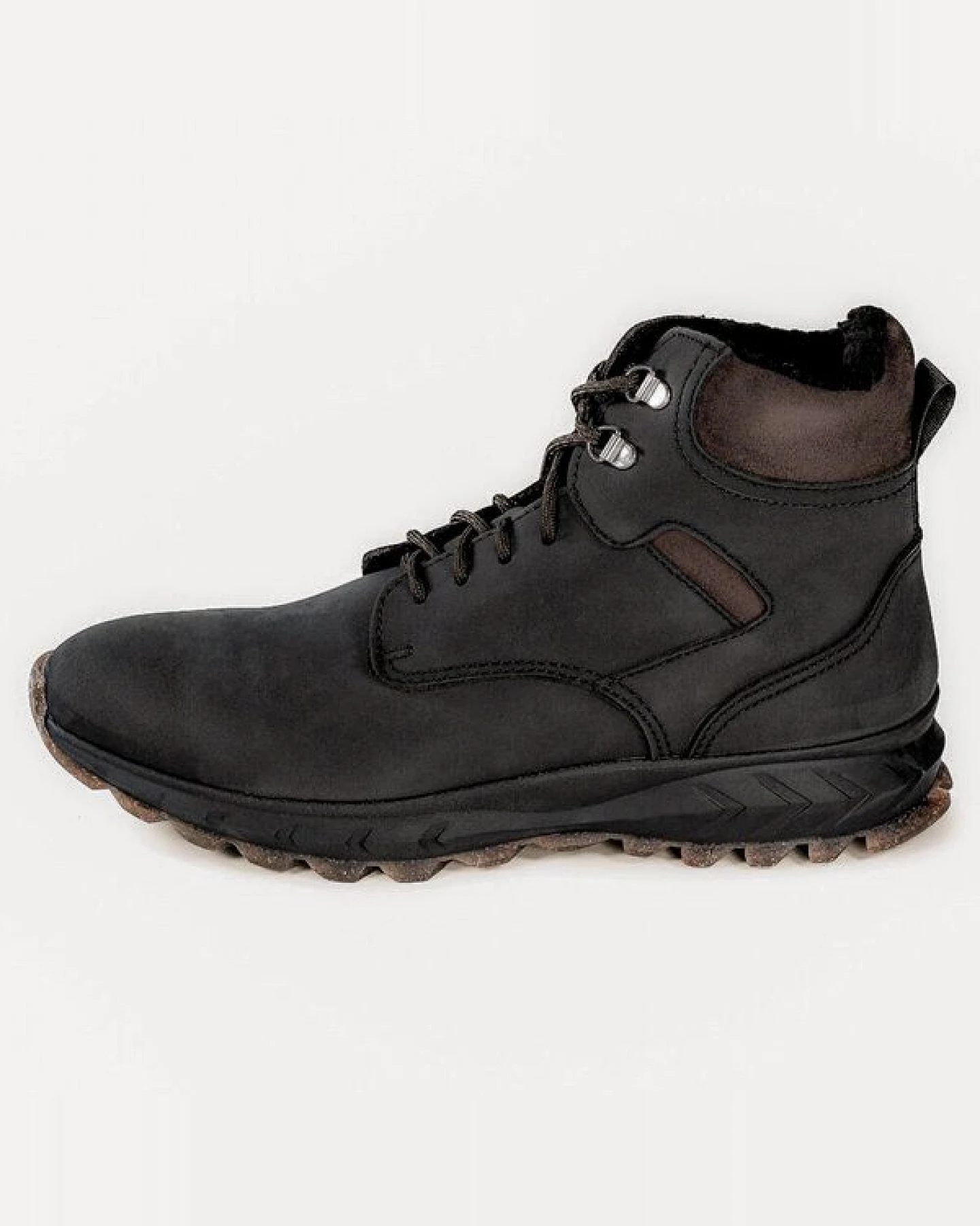 Fairticken Gefütterte vegane Winter Outdoor-Stiefel LOURO Men in Nubuk-Optik – Ansicht 3