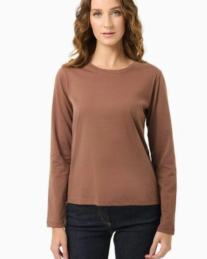 ORGANICATION Langarmshirt aus Bio-Baumwolle