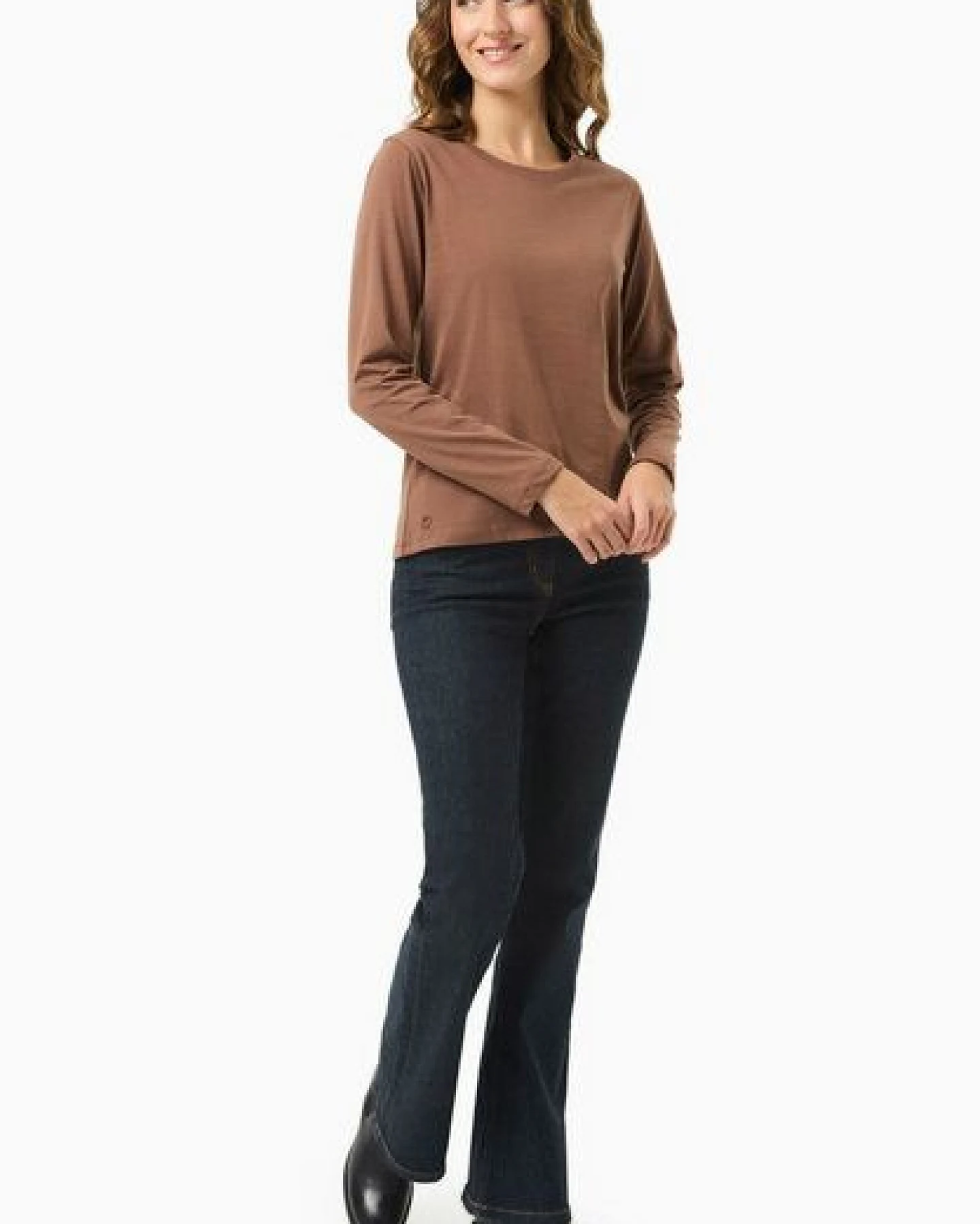 ORGANICATION Langarmshirt aus Bio-Baumwolle – Ansicht 2