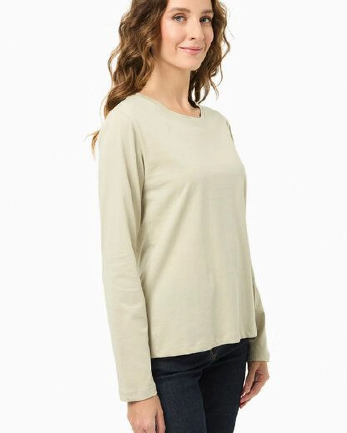 ORGANICATION Langarmshirt aus Bio-Baumwolle – Ansicht 3