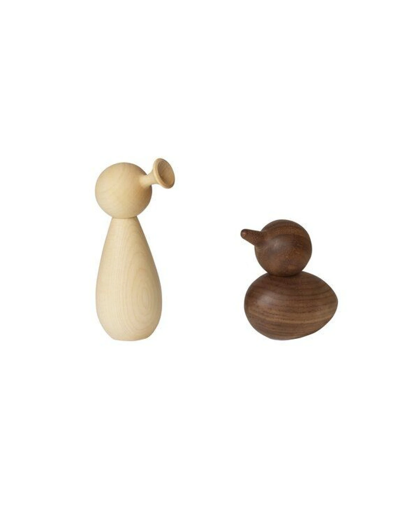 DESIGNIMDORF - Bird & Trumpet – Design Salz & Pfefferstreuer aus Holz – Ansicht 3