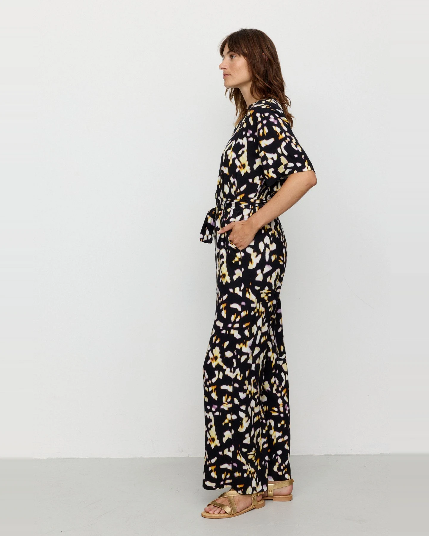 Jumpsuit Cassia Blurry Schwarz – Ansicht 2