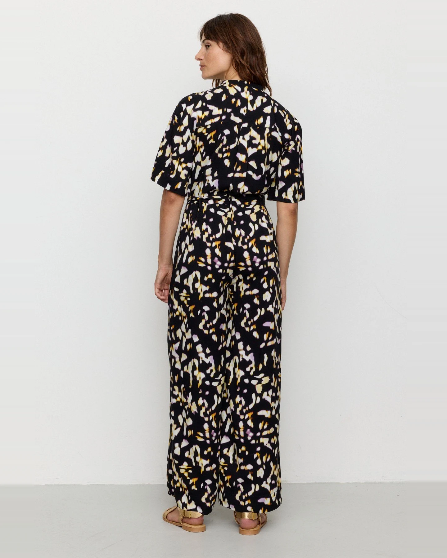 Jumpsuit Cassia Blurry Schwarz – Ansicht 3