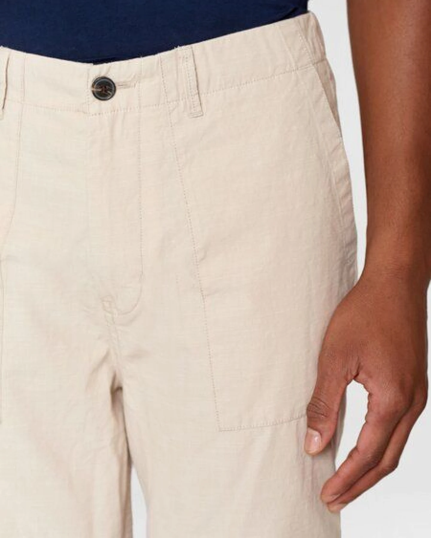 KnowledgeCotton Apparel Herren Hose "FLINT wide slub yarn pants" von Knowledge Cotton Apparel - VEGAN – Ansicht 3