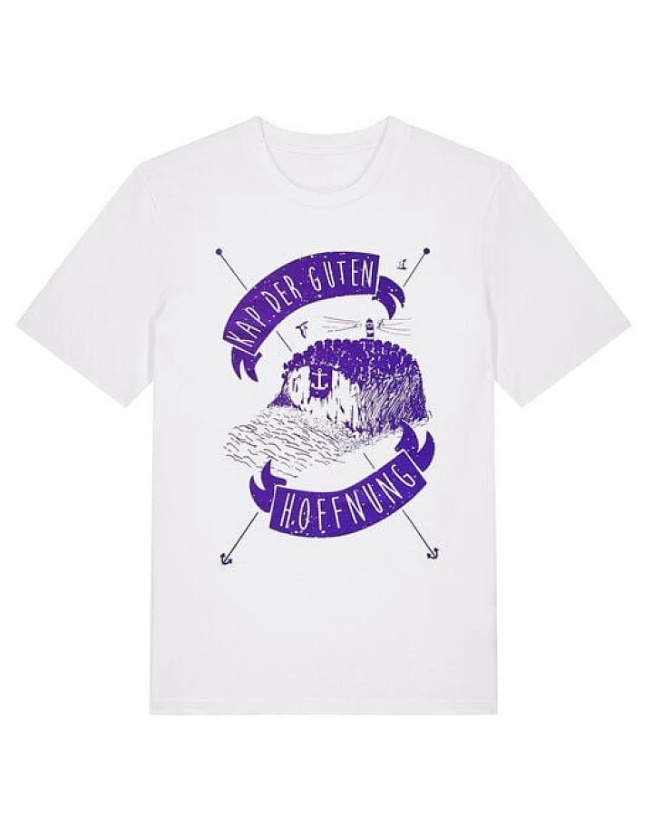 päfjes Kap der Guten Hoffnung - Fair Wear Männer T-Shirt - Weiß
