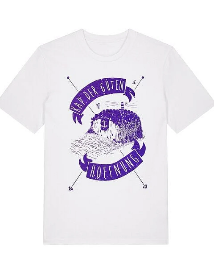 päfjes Kap der Guten Hoffnung - Fair Wear Männer T-Shirt - Weiß
