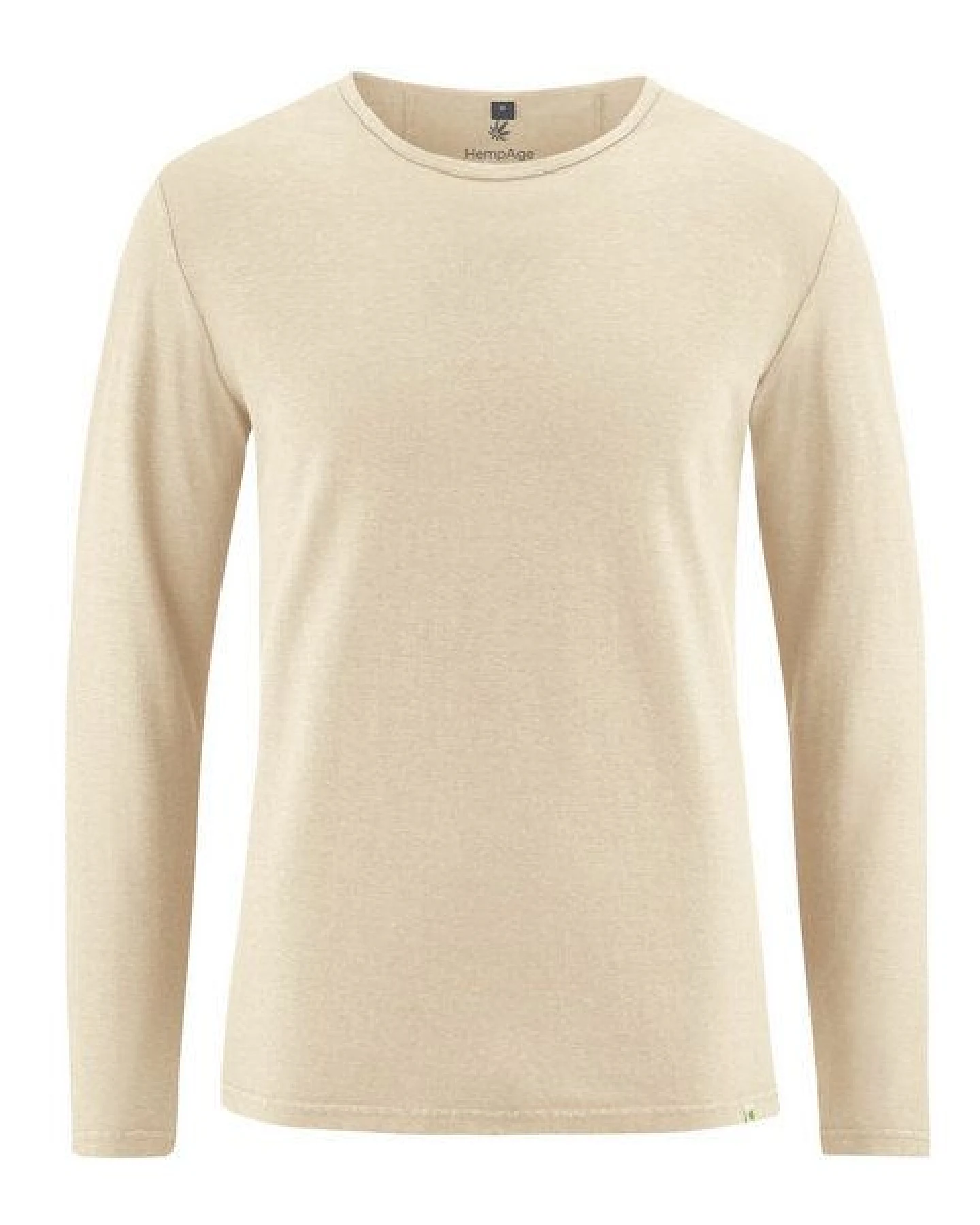 HempAge Klassisches Langarmshirt Hanf/Biobaumwolle – Ansicht 2