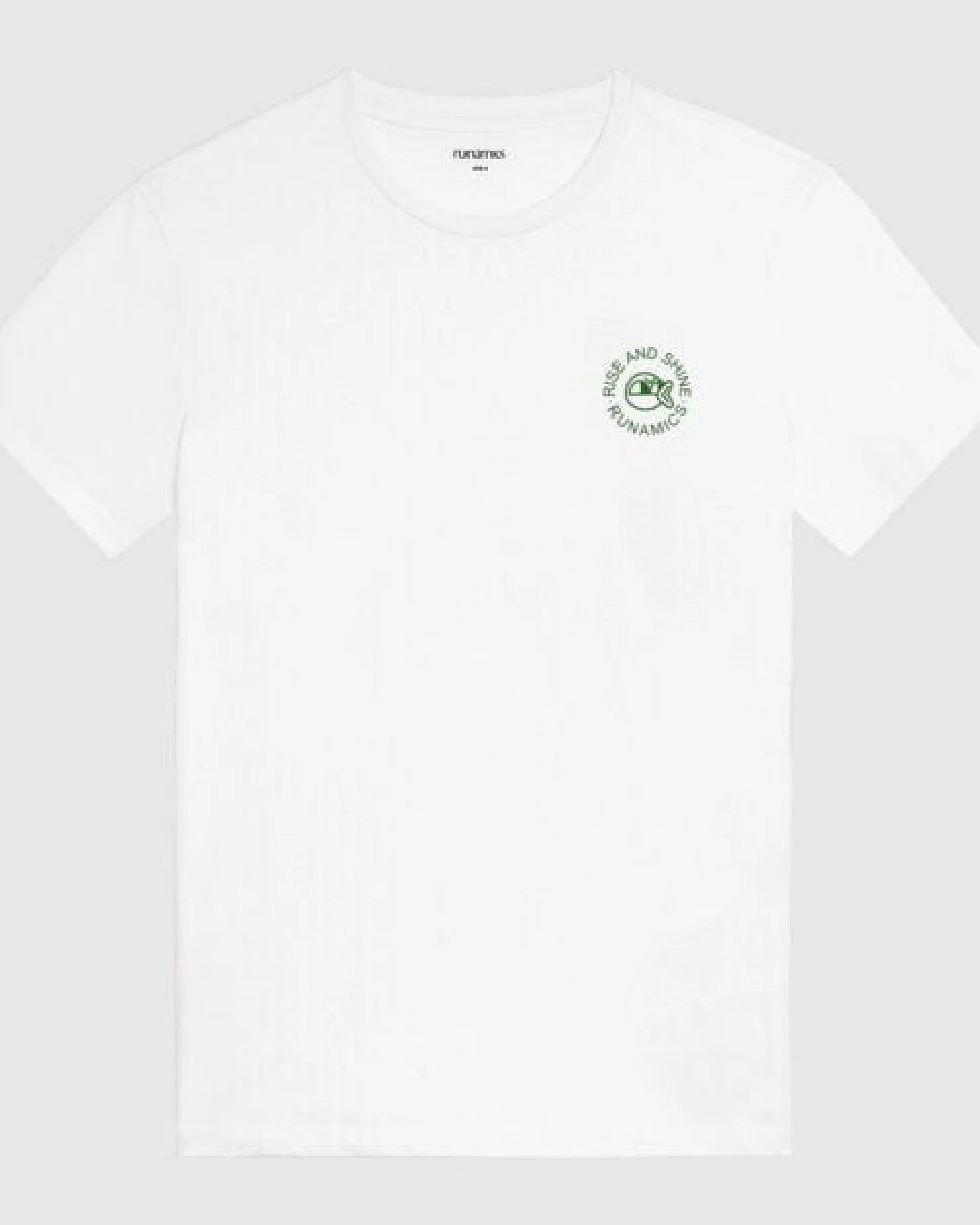 runamics Early Bird T-Shirt, Biobaumwolle, unisex, weiß – Ansicht 2