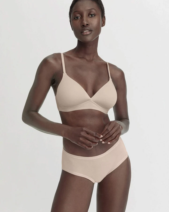 hessnatur Damen Spacer BH bügellos PURE SENSE aus TENCEL™ Modal - rosa - Größe 70A
